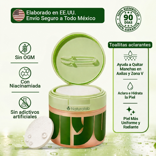 JIYU  | Almohadillas Hidratantes y Despigmenta Zonas Oscuras