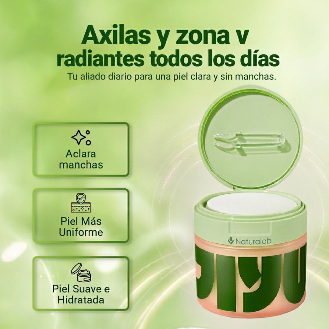 JIYU  | Almohadillas Hidratantes y Despigmenta Zonas Oscuras