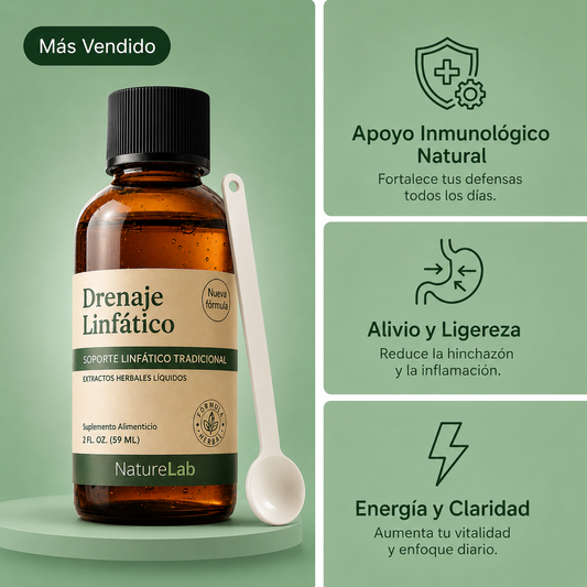 Drenaje Linfático Líquido -  Reduce la hinchazón y recupera tu silueta.