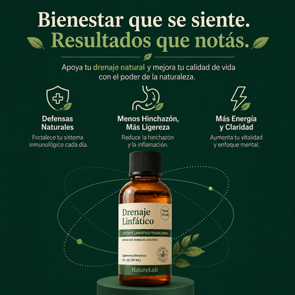 Drenaje Linfático Líquido -  Reduce la hinchazón y recupera tu silueta.