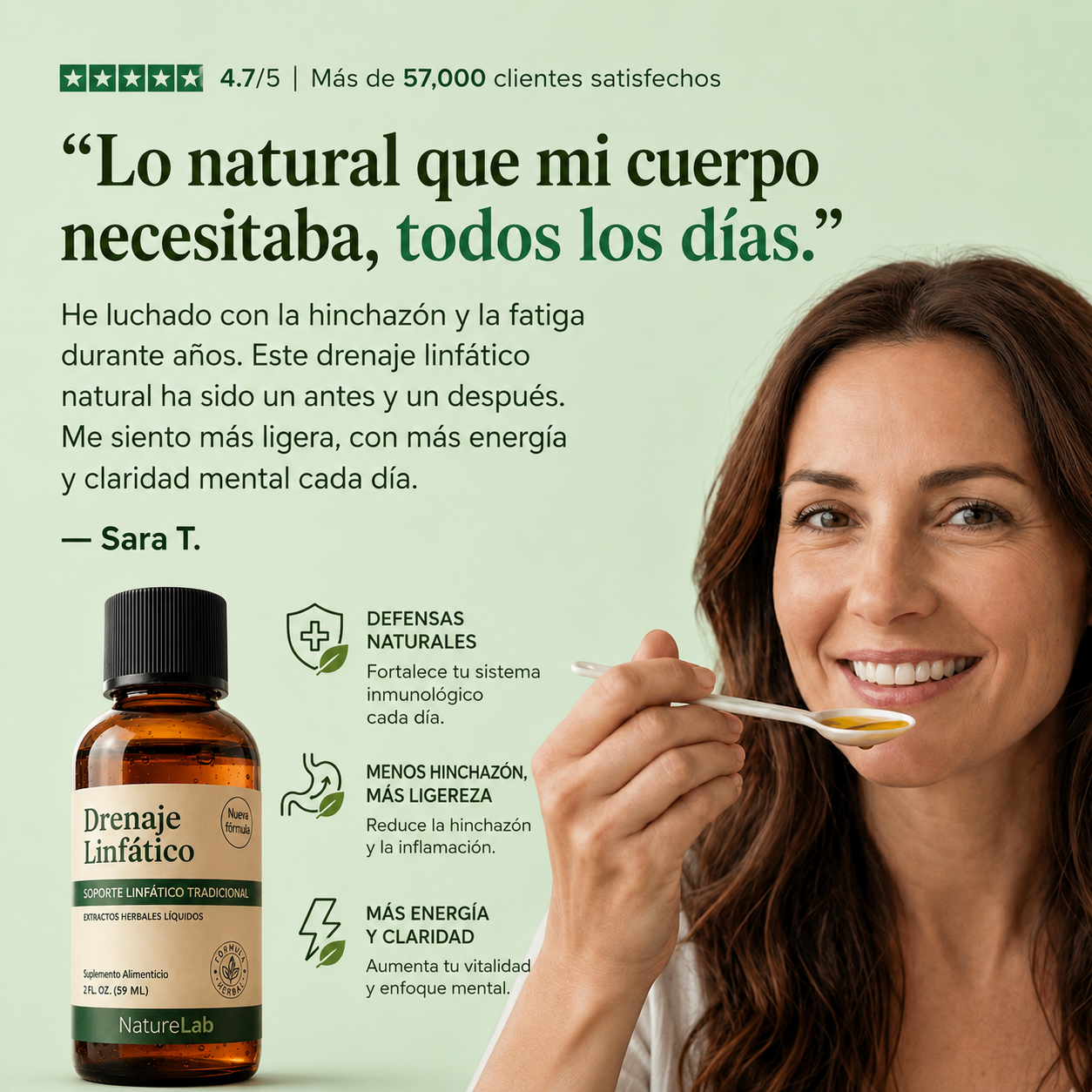 Drenaje Linfático Líquido -  Reduce la hinchazón y recupera tu silueta.