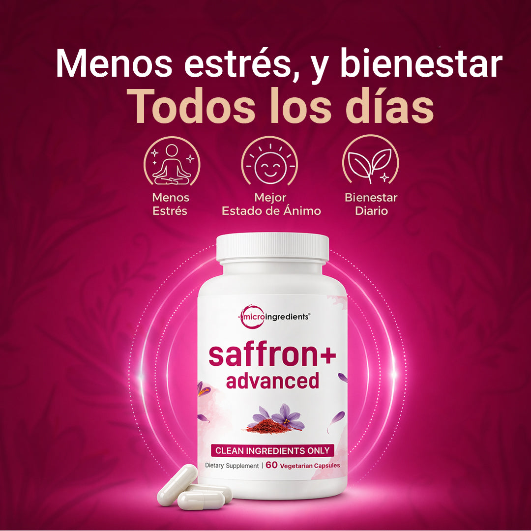 Saffron+ Advanced / Suplemento para mejorar el ánimo . estrés
