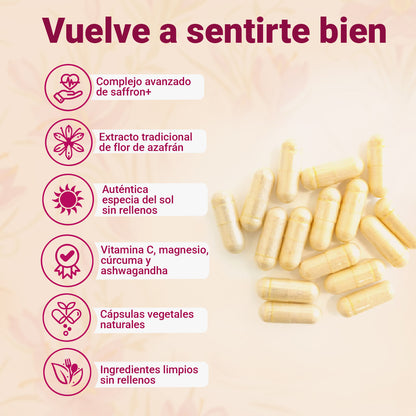 Saffron+ Advanced / Suplemento para mejorar el ánimo . estrés