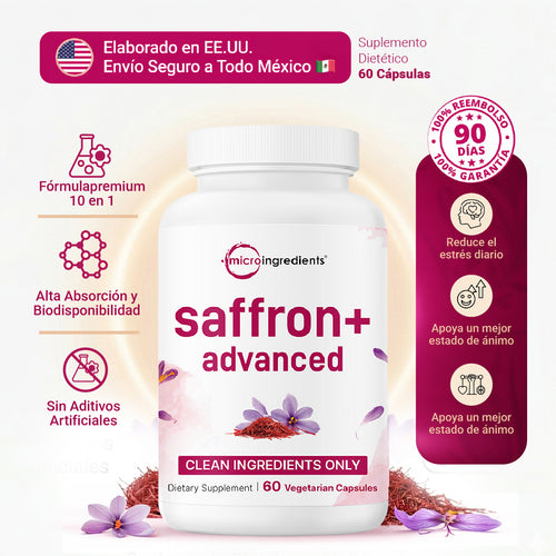 Saffron+ Advanced / Suplemento para mejorar el ánimo . estrés